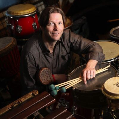 Percussionist Allen Biggs