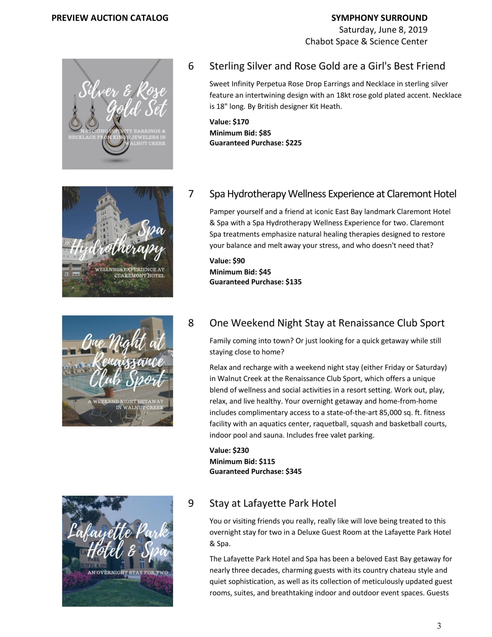 Auction Catalog Page 3