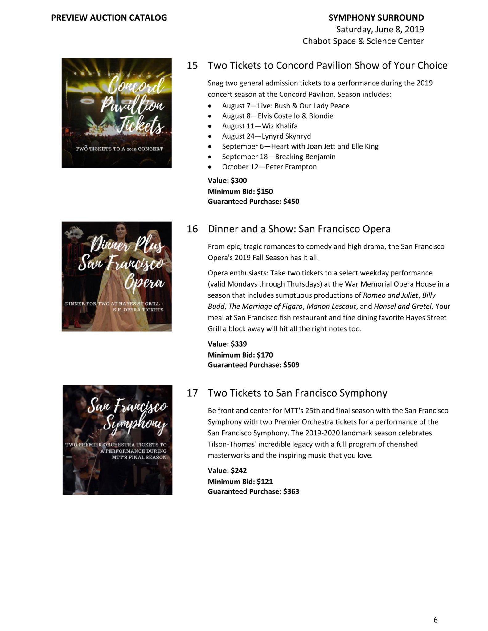 Auction Catalog Page 6