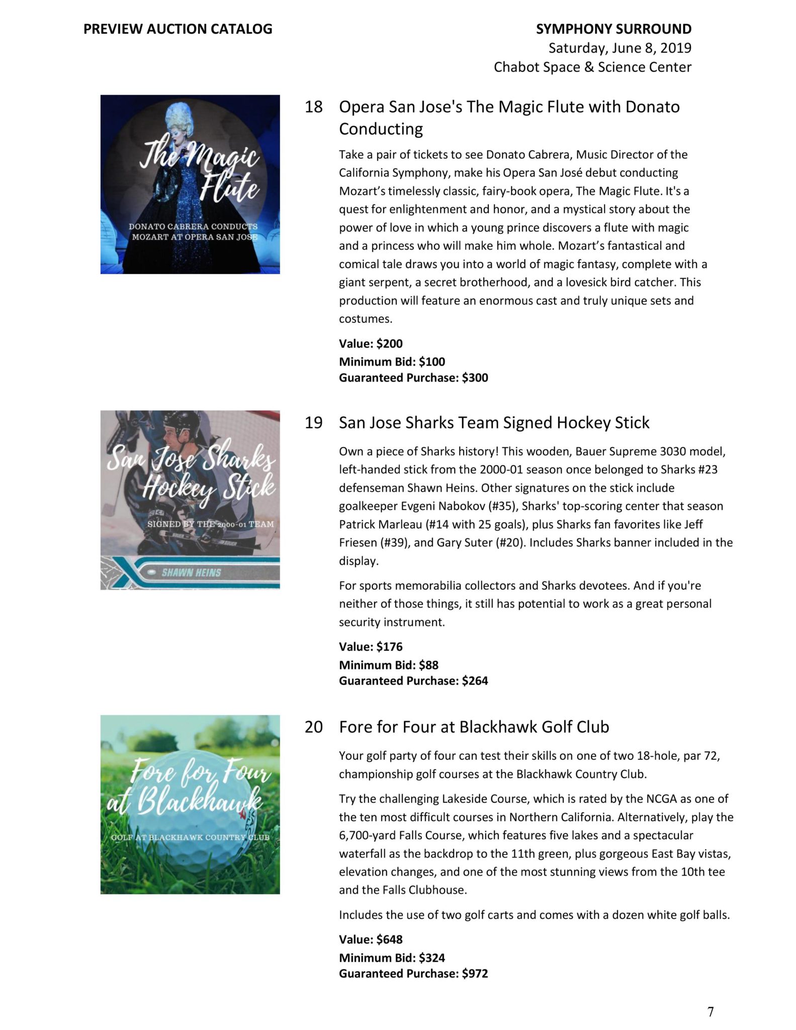 Auction Catalog Page 7