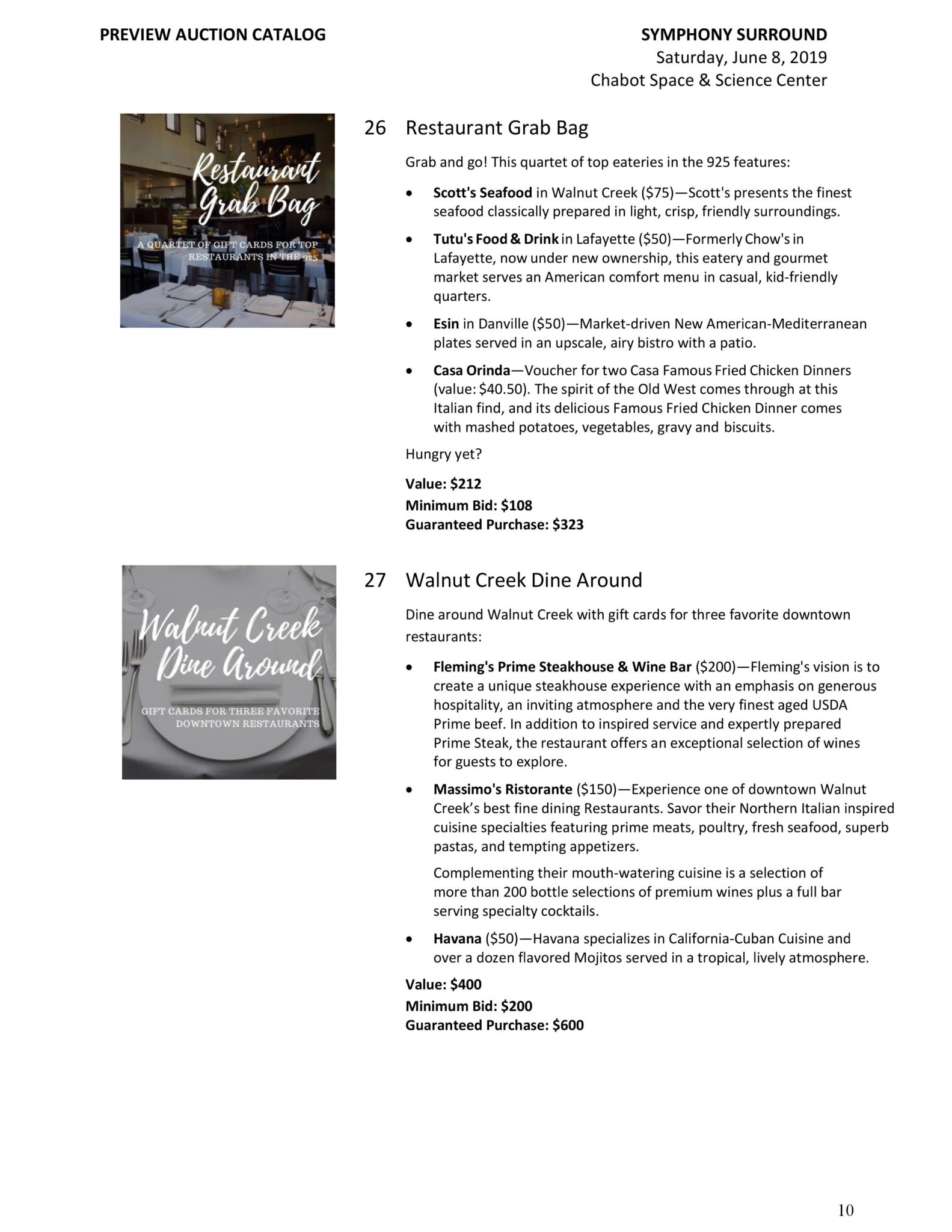 Auction Catalog Page 10