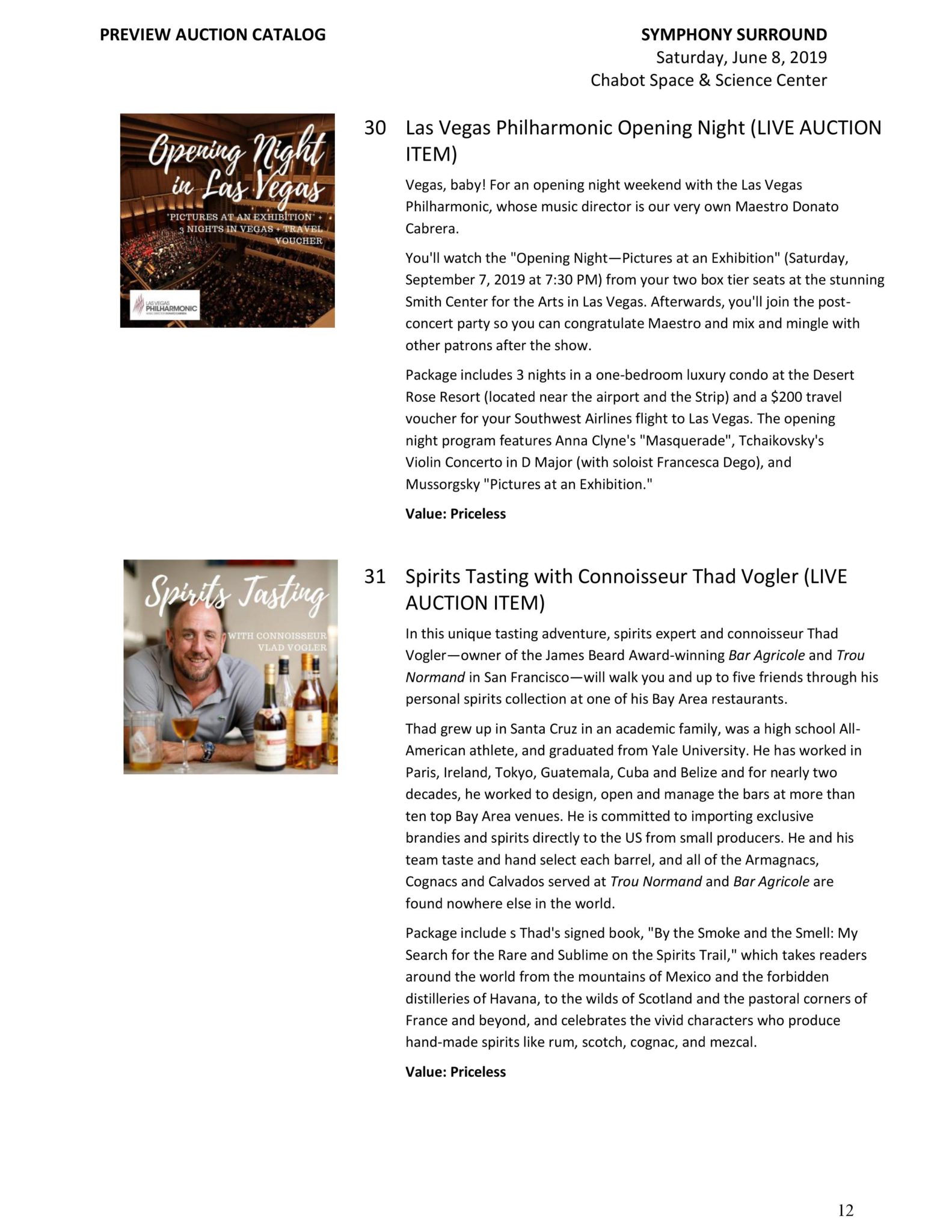 Auction Catalog Page 12